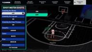 The Shot Meter setting can be found under Customize HUD (Image via Visual Concepts)